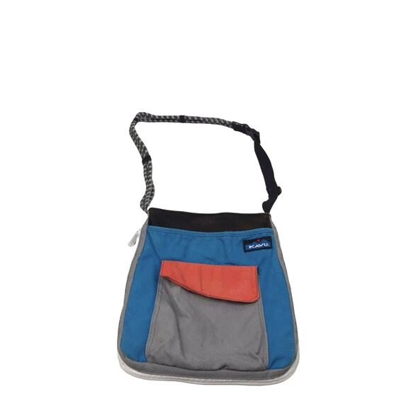 kavu rope crossbody purse colorblock Grey, Peach - Picture 1 of 6